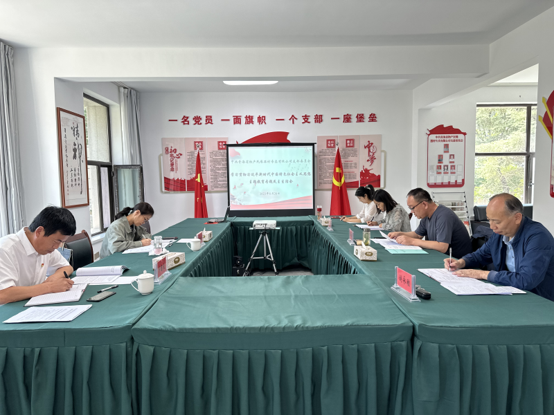 刀刃向内深刻分解 贯通融合落实整改&mdash;&mdash;民爆公司党支部召开主题教育专题民主生涯会