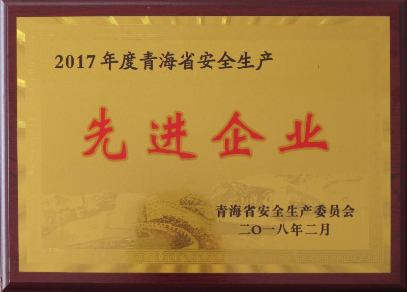 2017年度安全出产先进企业