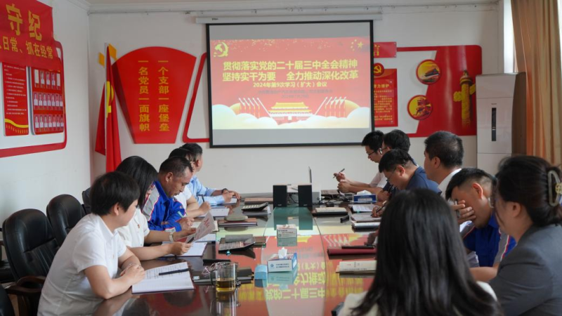 汽贸公司进建贯彻党的二十届三中全会心灵