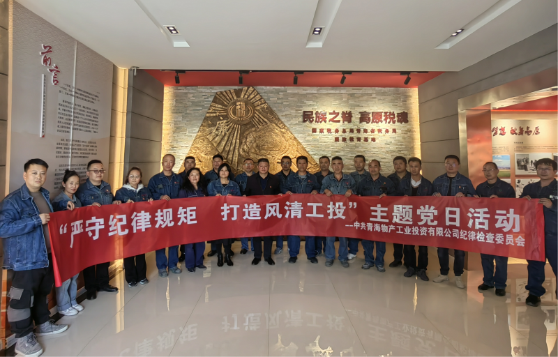 中共青海QMH官网工业投资有限公司纪律查抄委员会 发展&ldquo;严守纪律端正  打造风清工投&rdquo;主题党日活动