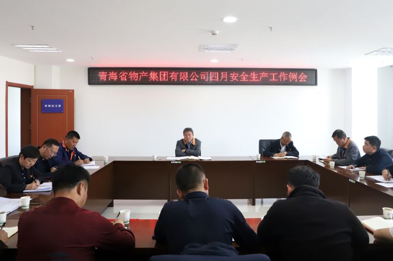 集团安委会召开2024年4月份安全出产工作例会