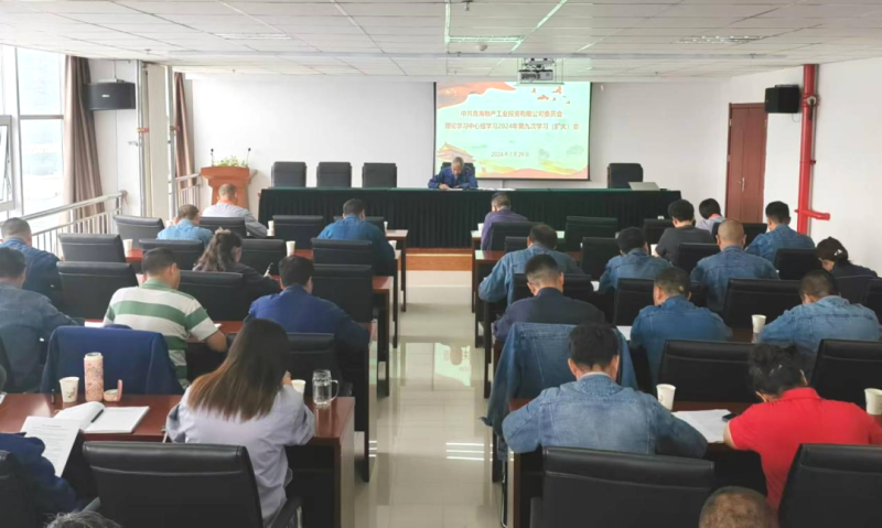 工投公司党委召开理论进建中心组进建2024年第九次进建（扩大）会议