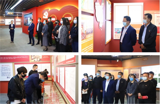 省QMH官网集团组织参观&ldquo;百年正是风华正茂&rdquo;主题档案文件展