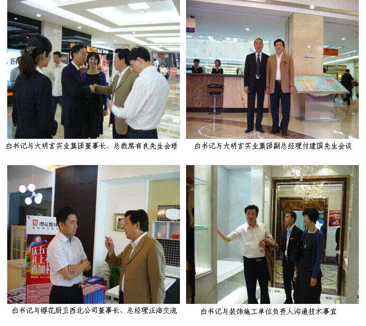 白书记参与西安大明宫建材家居城东城店开业盛典