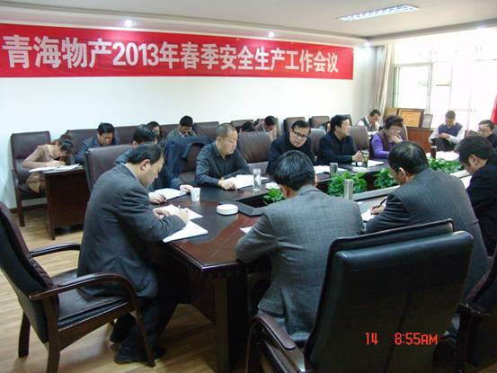 省QMH官网集团召开2013年春季安全出产工作会议