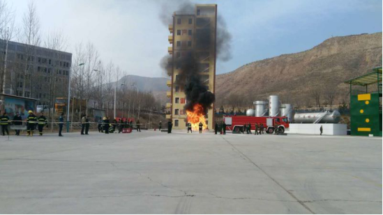 现代物流公司保安大队参与市微型消防站交锋较量获得好成就